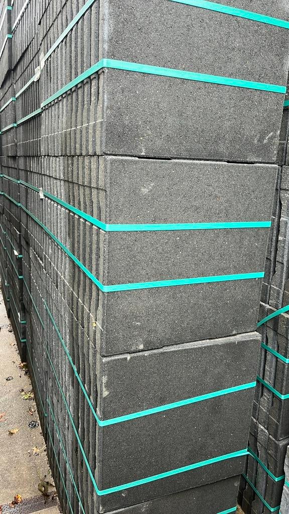 Dakterras tegels antraciet 50x50x4 - Nieuw, Nieuw, Ophalen of Verzenden, 10 m² of meer, Beton
