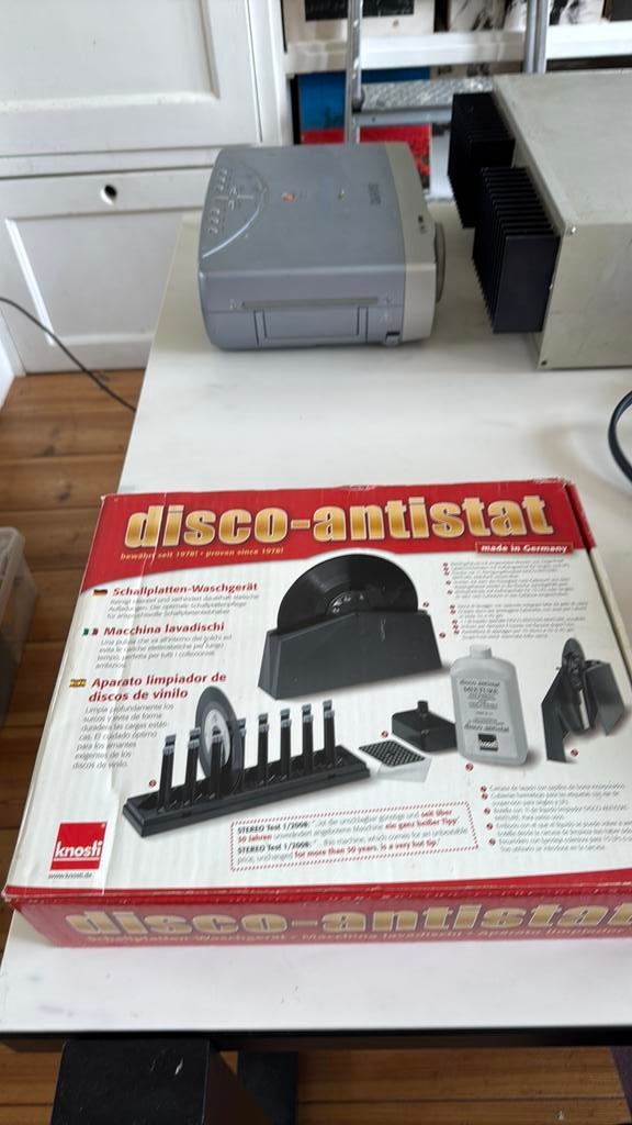Hand-vinyl platen wasmachine compleet met originele doos, Ophalen, Zo goed als nieuw
