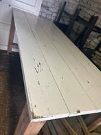 Tafel met krukken, Ophalen, Gebruikt, Rechthoekig, Hout