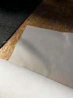 Grote rol leer/ Skai beige / wit, Hobby en Vrije tijd, Stoffen en Lappen, 120 cm of meer, Beige, 200 cm of meer, Ophalen of Verzenden