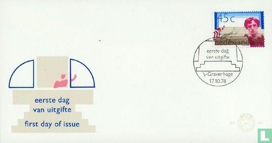 FDC E169 Eduard Rutger Verkade 1978 NL onbeschreven, Postzegels en Munten, Postzegels | Eerstedagenveloppen, Ophalen of Verzenden