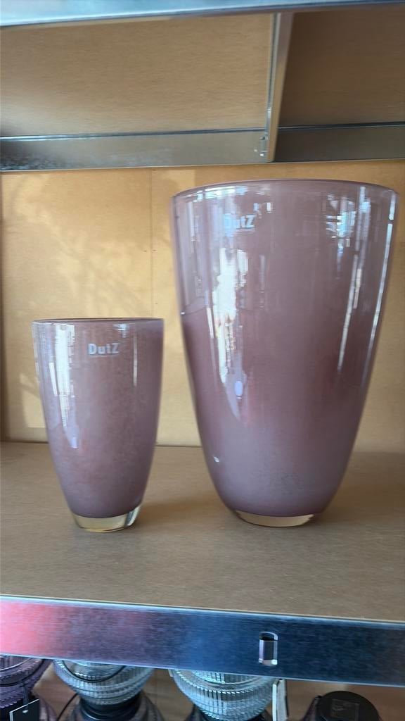 Set dutz vazen, Huis en Inrichting, Woonaccessoires | Vazen, Overige kleuren, Nieuw, Ophalen of Verzenden, Glas