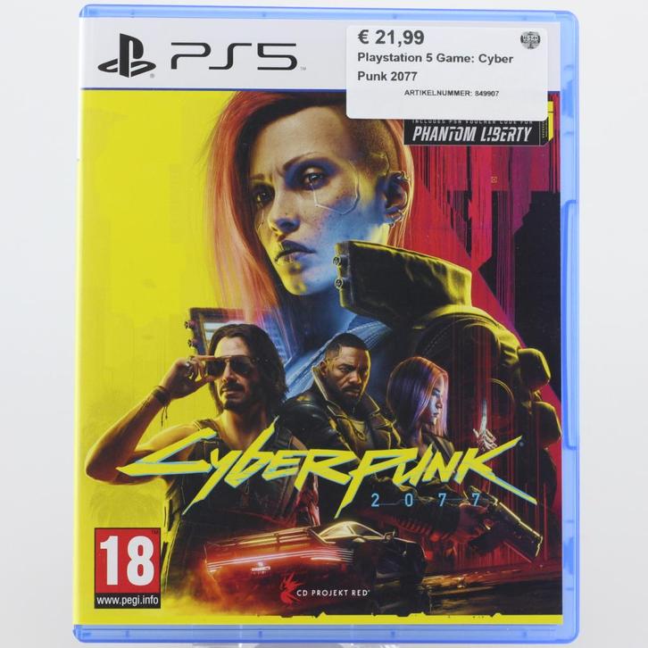 Playstation 5 Game: Cyber Punk 2077, Spelcomputers en Games, Games | Sony PlayStation 5, Zo goed als nieuw