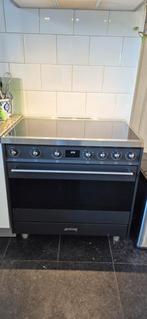 Smeg inductie 5 pits fornuis 90x60 met dubbele ovenmotor, Witgoed en Apparatuur, Fornuizen, Ophalen