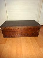 Antieke houten gereedschapkist, Ophalen of Verzenden
