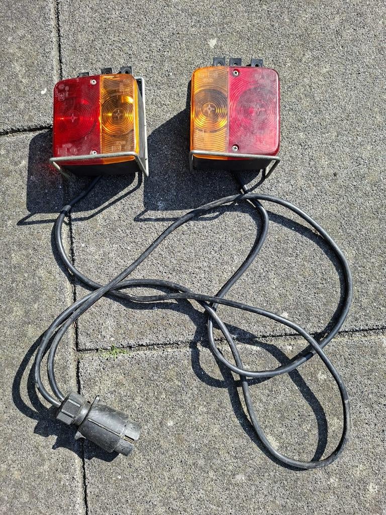 Achterlichten voor aanhangwagen of fietsendrager, Ophalen, Gebruikt