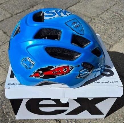 Uvex kinderhelm blauw 47-52cm, Ophalen of Verzenden, Zo goed als nieuw, Jongen, Uvex