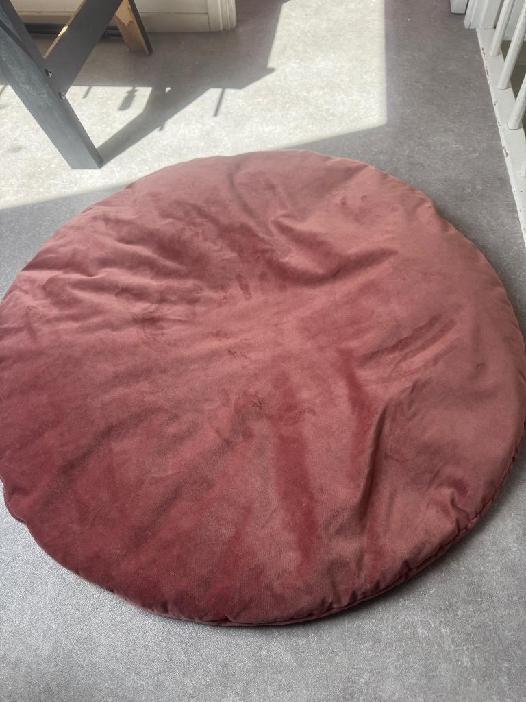 Poef/zitzak, Ophalen, Minder dan 50 cm, Gebruikt, Rond