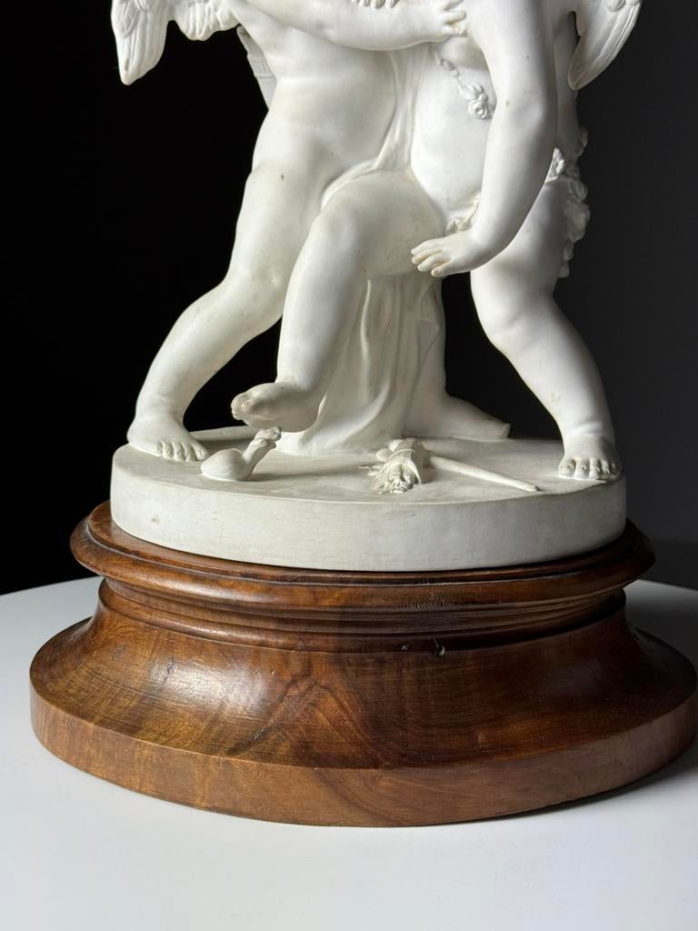 Biscuit beeld 2 putti’s, Ophalen