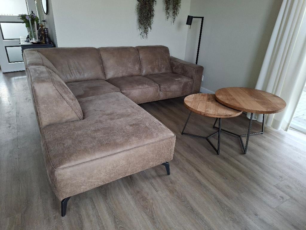 hoekbank, Huis en Inrichting, Banken | Bankstellen, Ophalen, Overige materialen, Gebruikt, Hoekbank