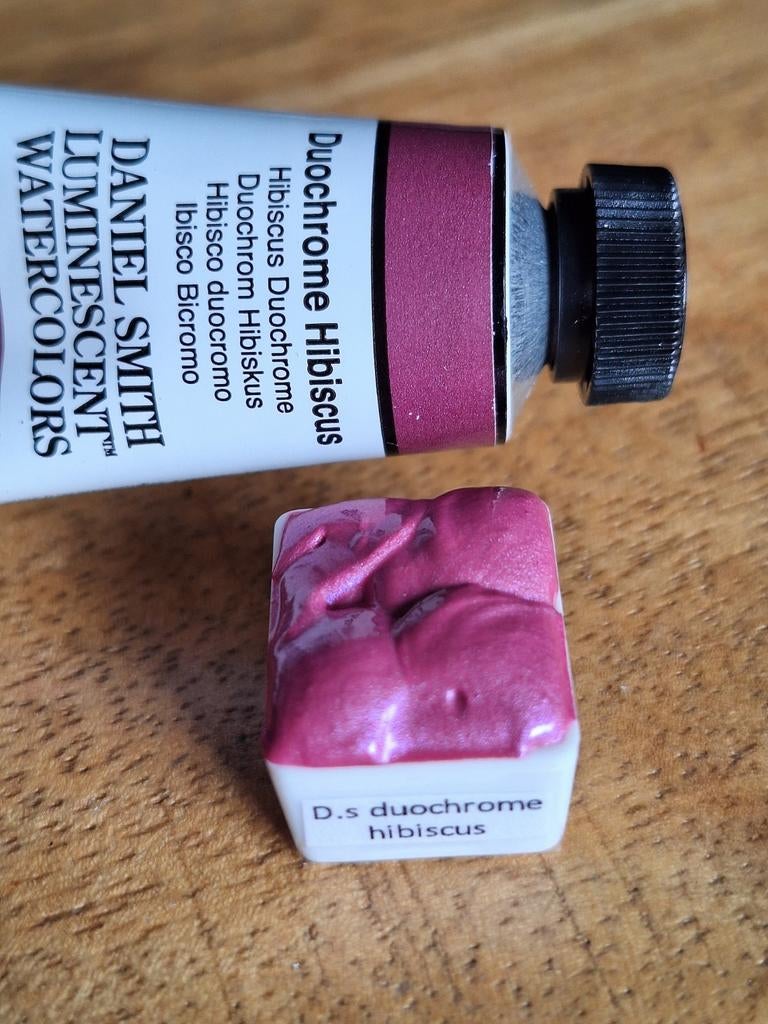 Daniel Smith Duochrome Hibiscus aquarelverf ½ napje, Ophalen of Verzenden
