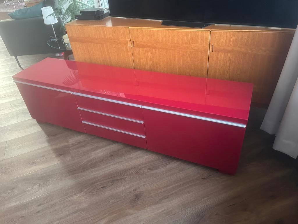 Ikea ladekast / tv meubel, Huis en Inrichting, Ophalen, 5 laden of meer, 150 tot 200 cm, Zo goed als nieuw