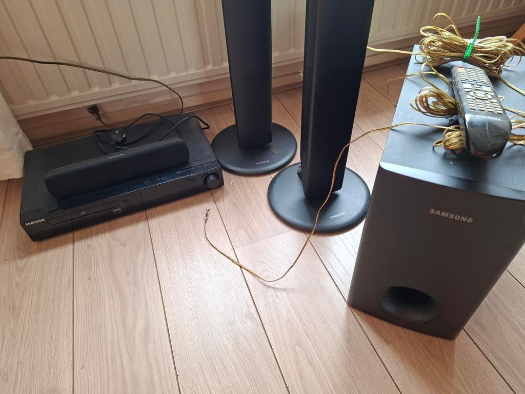 Samsung Home Cinema Set met DVD-speler en 2.1-systeem, Audio, Tv en Foto, Home Cinema-sets, Overige merken, Gebruikt, 2.1-systeem