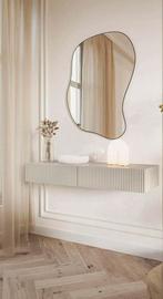 Kaptafel Naduvi -zwevend ladekast greige japandi makeuptafel, Ophalen, Japandi, 100 tot 150 cm, Nieuw