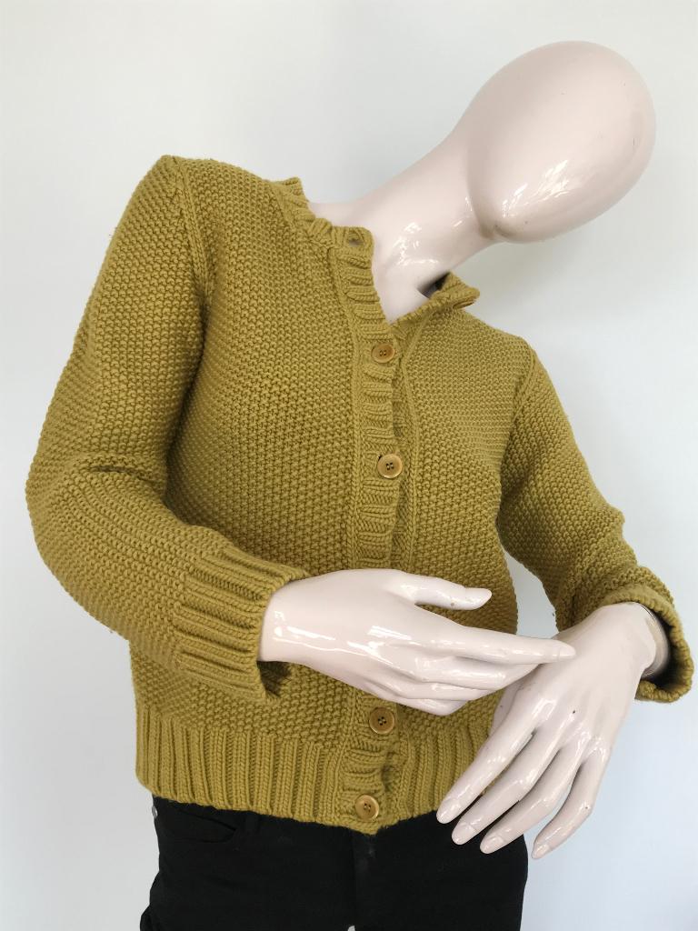 APC A.P.C. vest okergeel, Verzenden, Zo goed als nieuw, Maat 38/40 (M), Geel