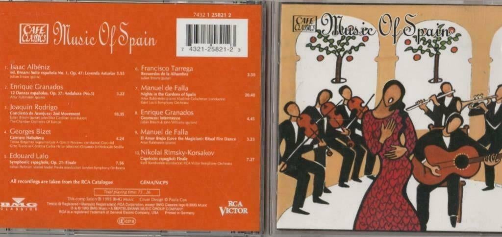 Music of Spain"", Ophalen of Verzenden, Zo goed als nieuw, Pop