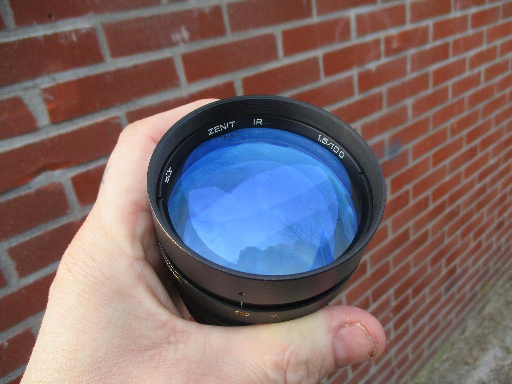 Zenit IR 1,5/100mm objectief Helios M42 met diafragma bokeh, Overige typen, Ophalen of Verzenden, 8 tot 12x, Nachtkijker