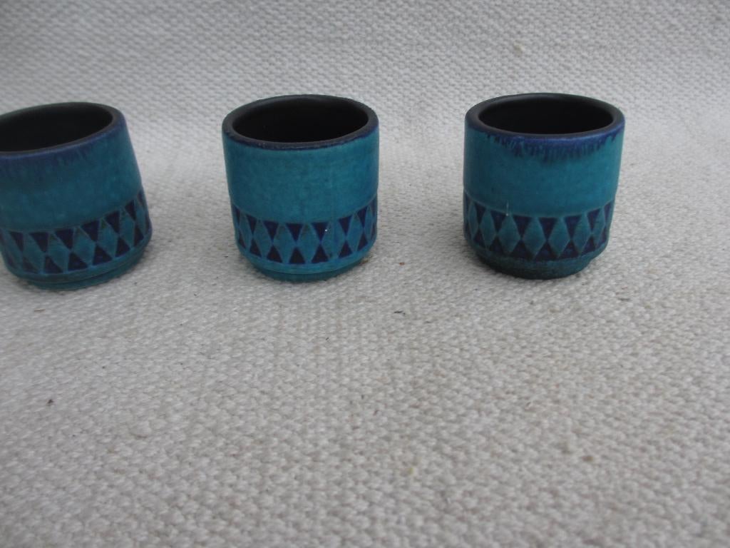 Vintage West Germany eierdopjes Ceramano Hans Welling, Ophalen of Verzenden