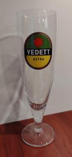 Vedett Extra Bier Glas 33cl M17. (C), Ophalen of Verzenden, Gebruikt, Glas of Glazen, Overige merken