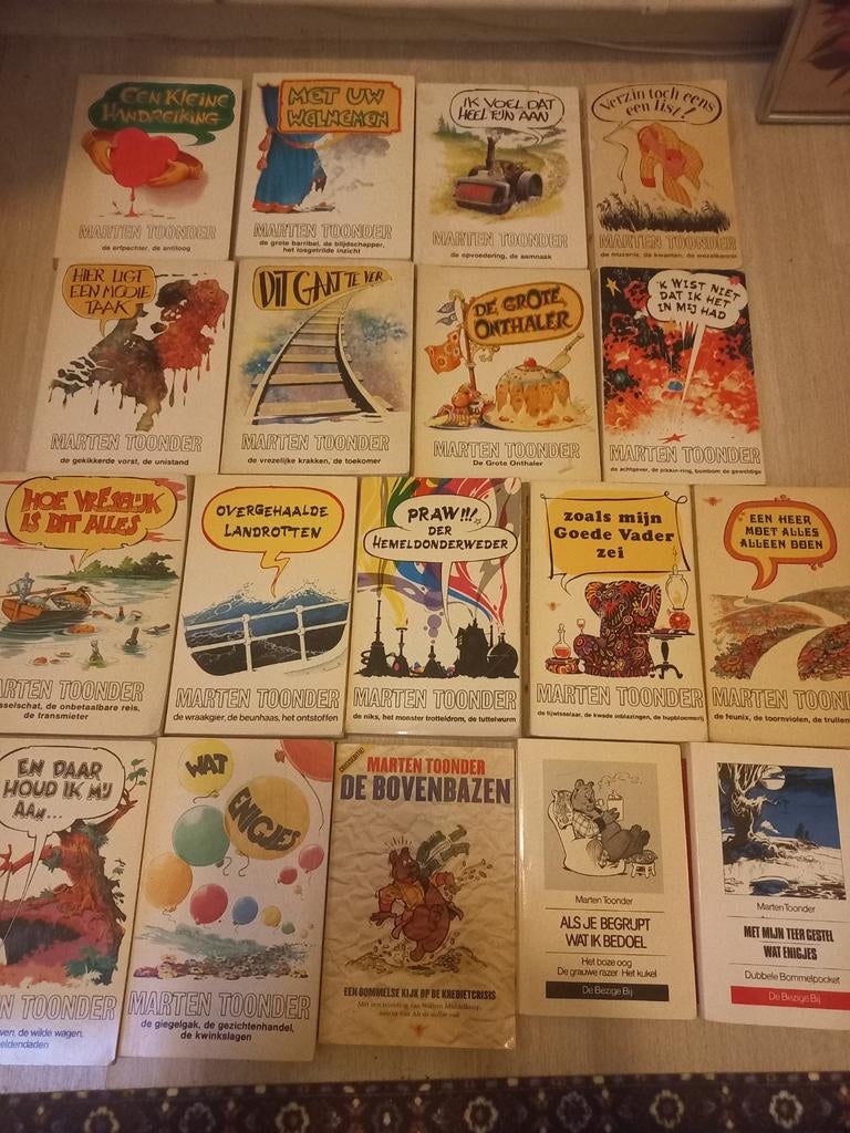 Maarten Toonder stripboeken (19 stuks), Boeken, Meerdere stripboeken, Ophalen of Verzenden, Gelezen