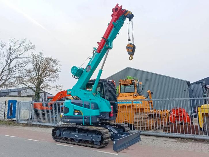Sunward SWTC 5 D rups hijskraan crane 10 tm 5000 kg 20 m, Zakelijke goederen, Machines en Bouw | Kranen en Graafmachines, Kraan