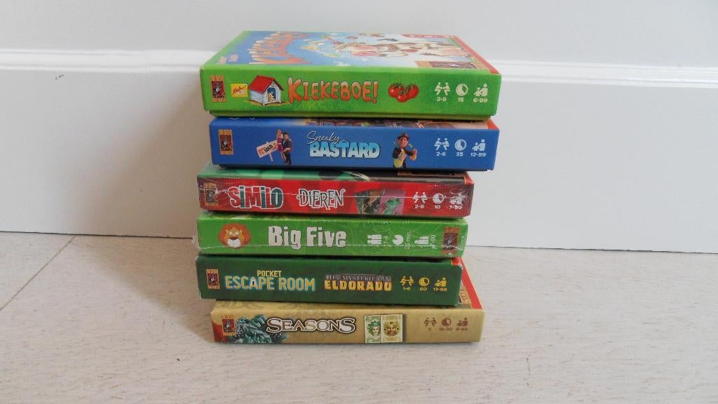 6x 999 Games : Big Five / Similo dieren / Escape room / Kiek, Ophalen of Verzenden, Gebruikt, 999 Games