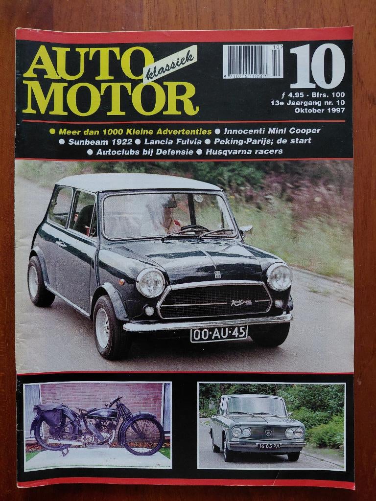 Auto Motor Klassiek 10 1987 TVR S, Terrot, Corvette, Boeken, Auto's | Folders en Tijdschriften, Ophalen of Verzenden, Nieuw, Algemeen