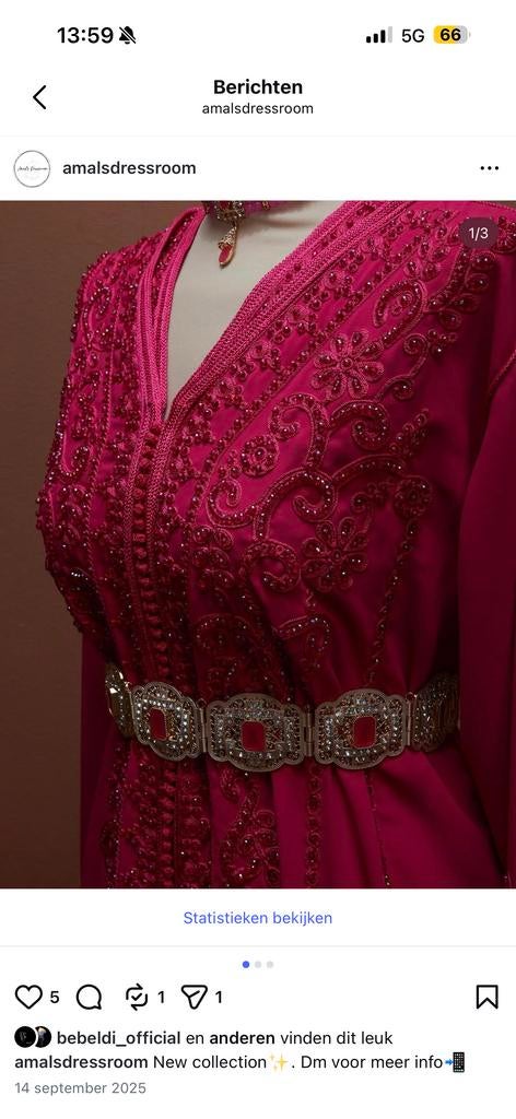 Prachtige 2-delige takshita, nieuw en ongedragen, Ophalen of Verzenden, Nieuw, Maat 38/40 (M), Overige typen