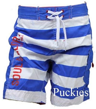Maat 134/140 Soul &Glory zwemshort blauw/wit *NIEUW, Soul & Glory, Ophalen of Verzenden, Jongen, Nieuw