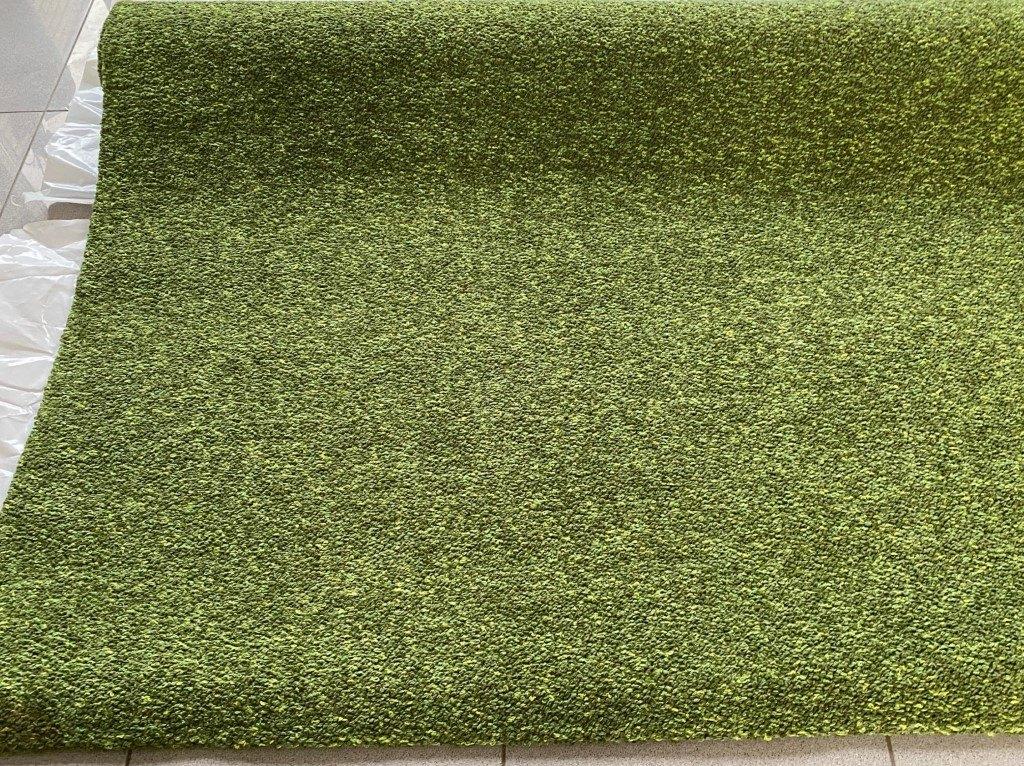 Kasthall Esther 600 vloerkleed; groentinten; 300 x 250 cm, Ophalen, 200 cm of meer, Groen, Nieuw