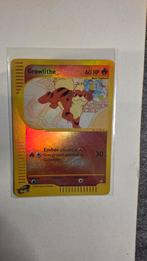 Growlithe Pokémon Kaart -  reverse foil, Ophalen of Verzenden, Zo goed als nieuw, Losse kaart, Foil