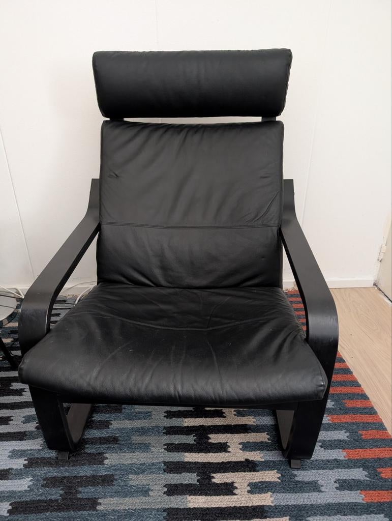 Ikea poang fauteuil, Ophalen, Gebruikt, 75 tot 100 cm, Stof