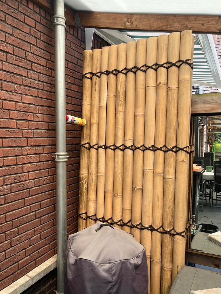 Bamboe schutting - Natuurlijke tuinafscheiding, Ophalen, Overige materialen, Gebruikt, Minder dan 3 meter