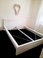 Mooi Ikea Malm bed met lattenbodems 160x200 cm., Ophalen, Wit, Tweepersoons, Zo goed als nieuw
