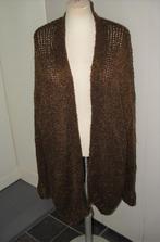 Costes c-reb lurex knit card halflang harig vest maat XS-S, Bruin, Ophalen of Verzenden, Zo goed als nieuw, Costes