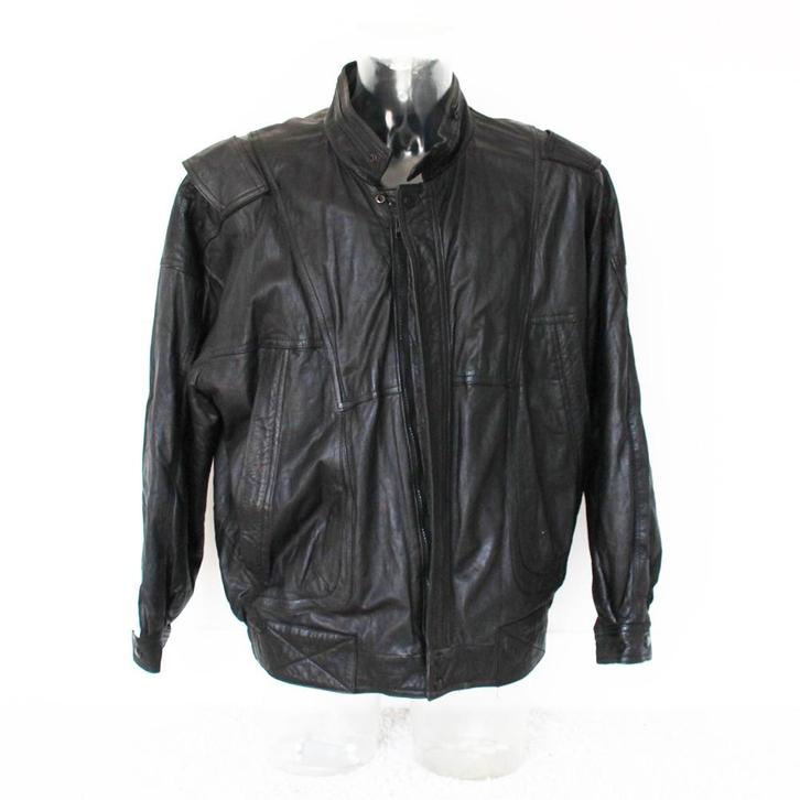 Mooie Soepele Leren Pak Tan Vintage Heren Jas181* (L) € 65,-, Kleding | Heren, Jassen | Winter, Zo goed als nieuw, Maat 52/54 (L)