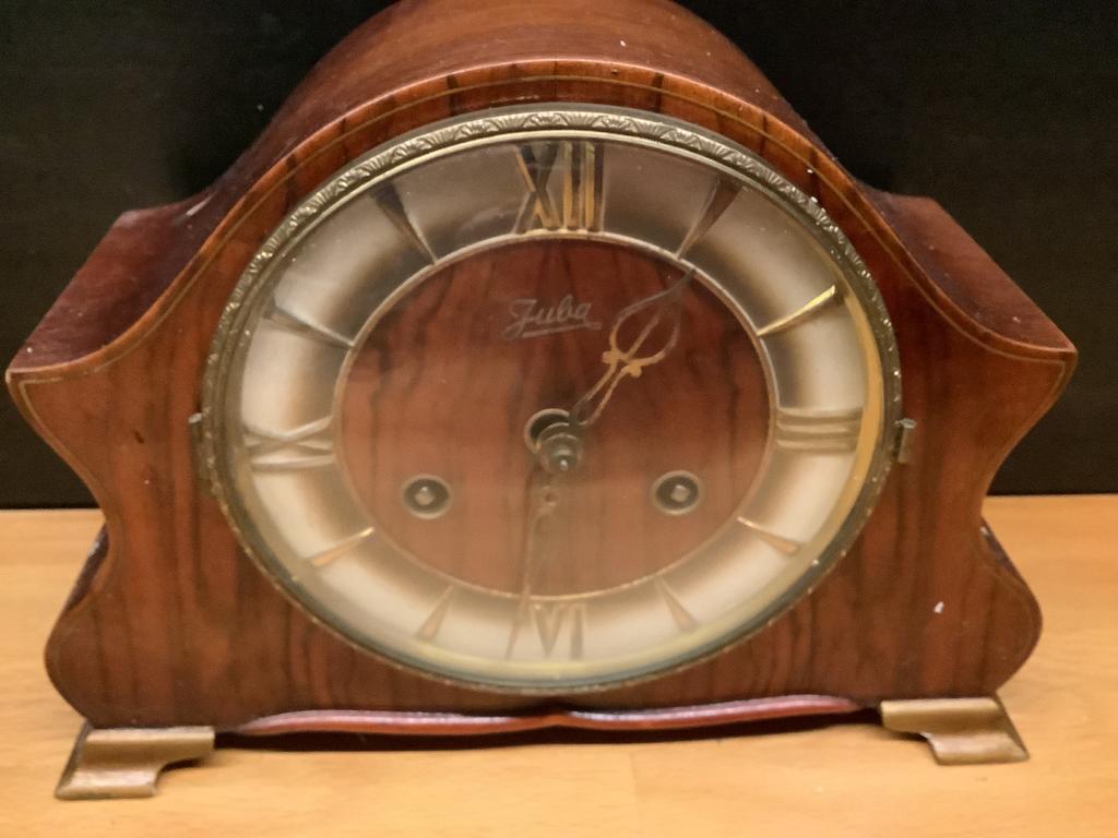 Antieke Juba Pendule - Klassieke Tafelklok, Antiek en Kunst, Ophalen of Verzenden