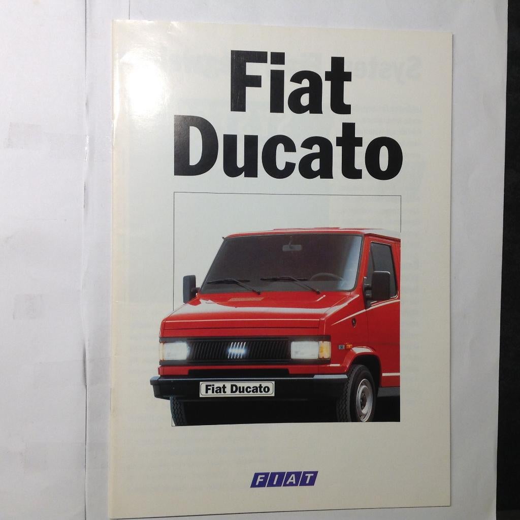 Fiat Ducato en Talento folder Duits, 28 blz 1992, Ophalen of Verzenden, Nieuw, Overige merken