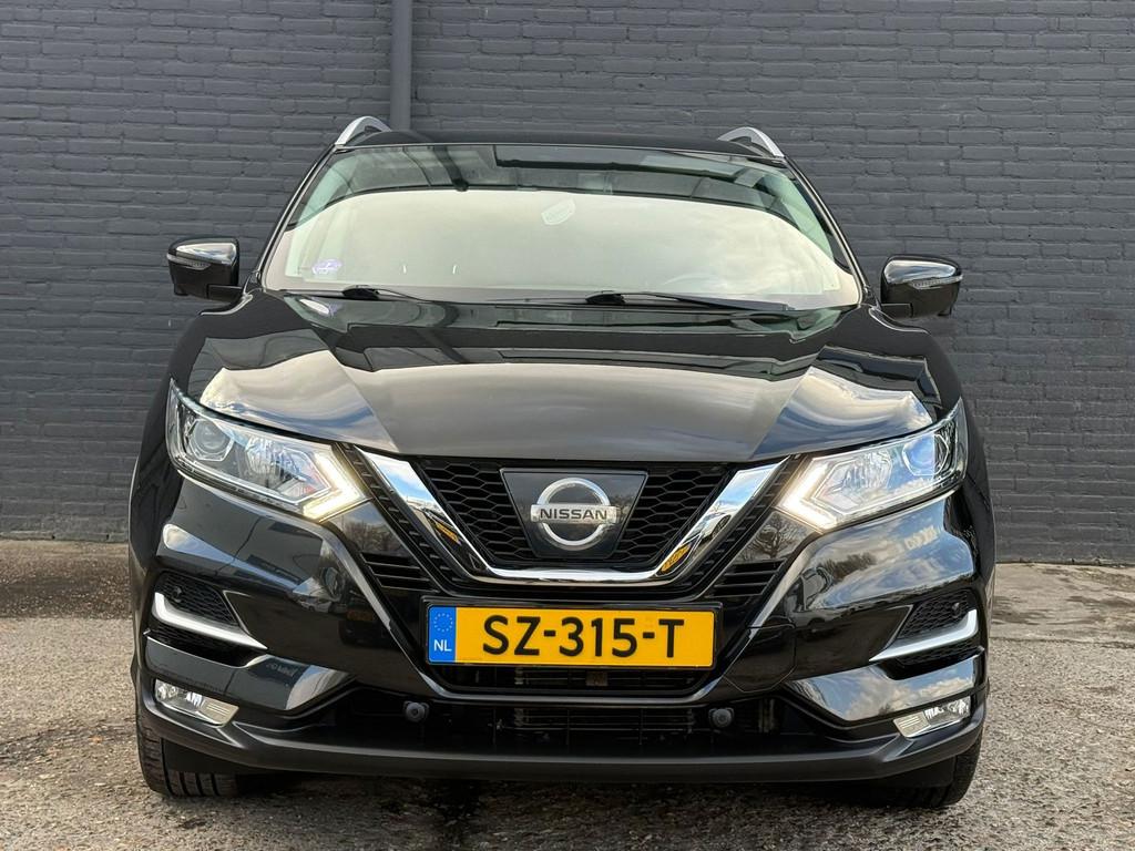 Nissan Qashqai 1.2 N-Connecta PANO | NAVI | CAMERA | PDC | A, Auto's, Nissan, Stof, Gebruikt, 116 pk, Zwart