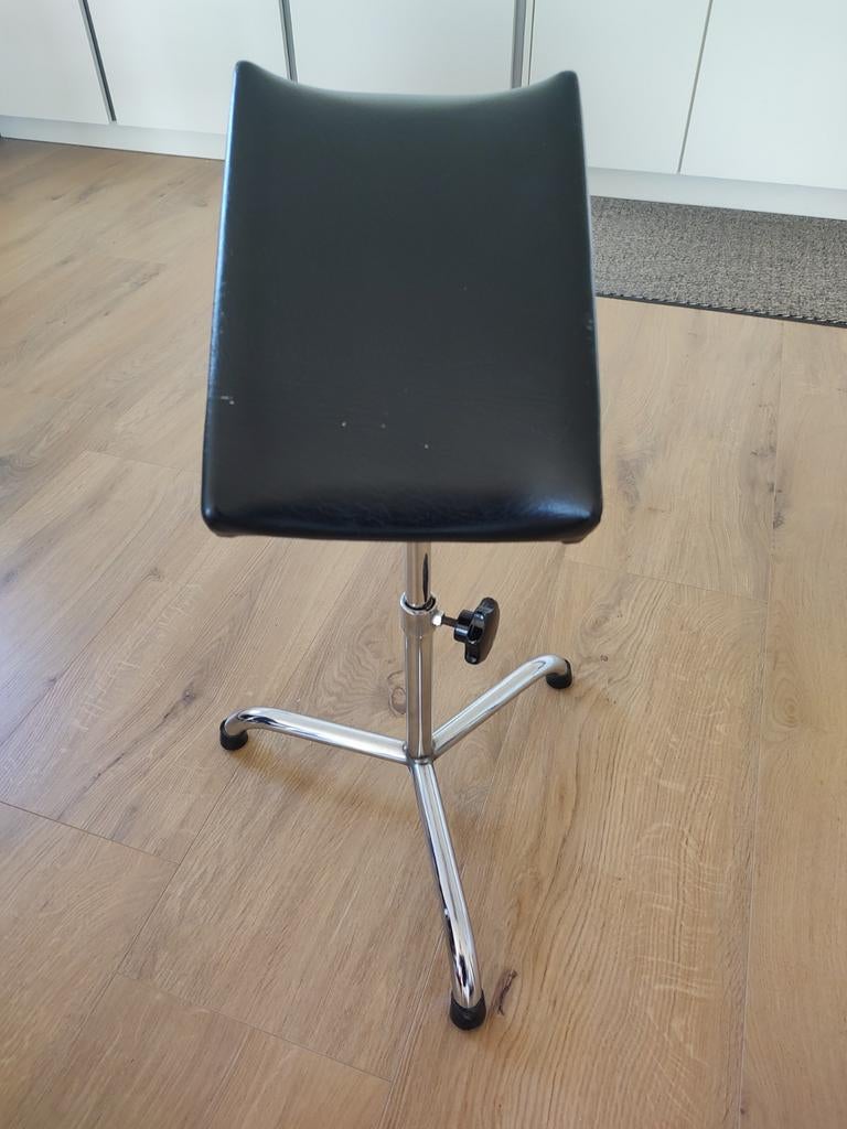 Verstelbare leren pedicure voetenbank., Ophalen of Verzenden