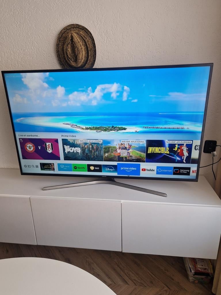SAMSUNG SMART TV 55 INCH 4K UHD WIFI APPS BLUETOOTH, Audio, Tv en Foto, Televisies, 50 Hz, Ophalen of Verzenden, Zo goed als nieuw