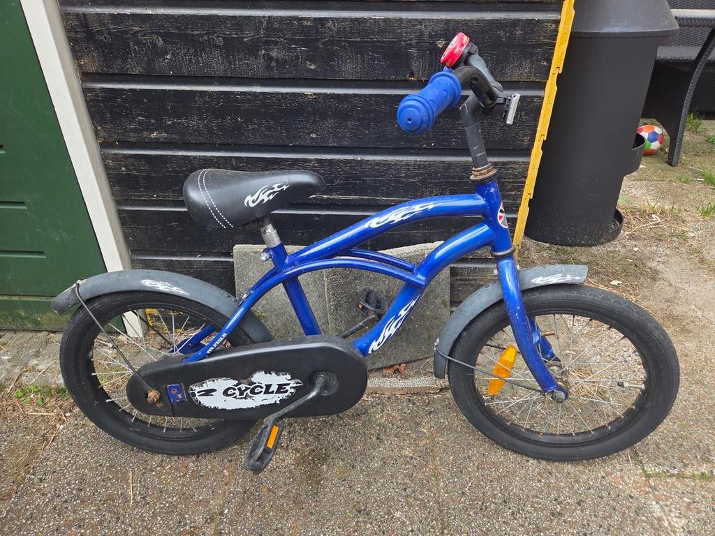 Jongens fiets, Fietsen en Brommers, Ophalen, Gebruikt, Staal, 24 inch of meer