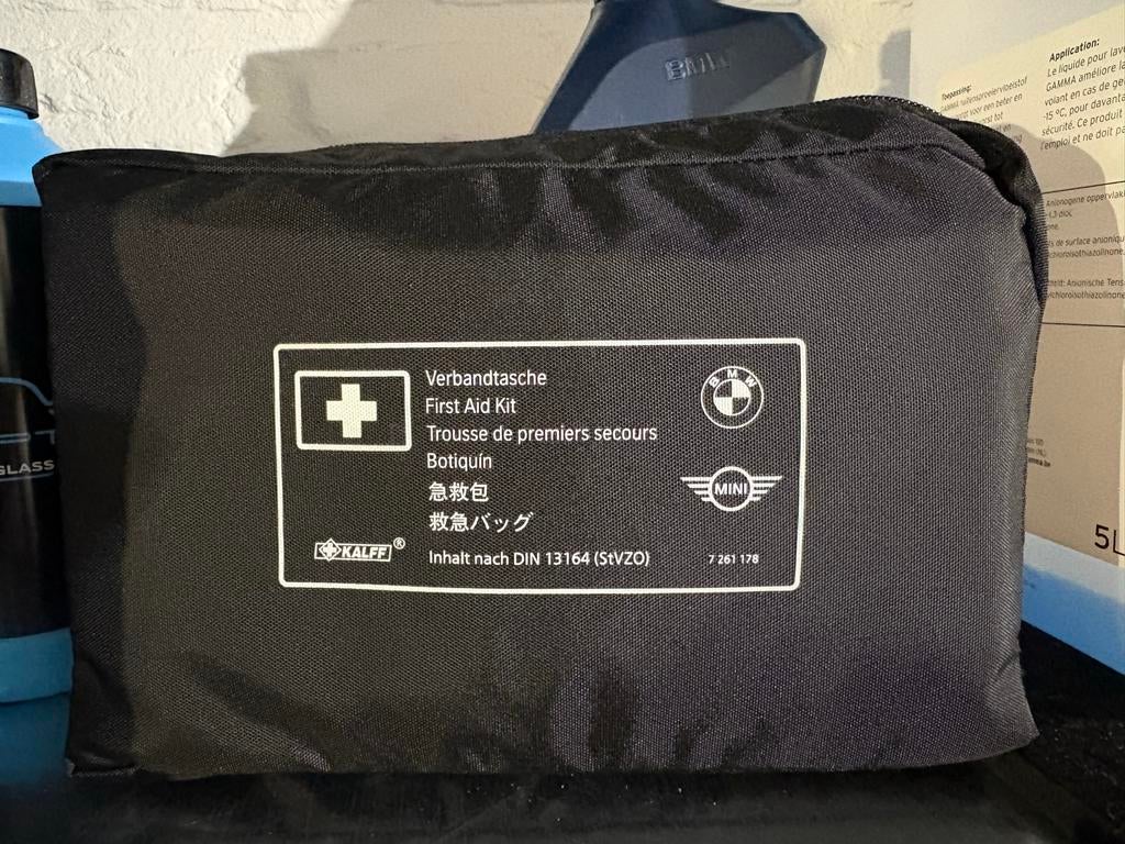 BMW/Mini Verbandtasje met toebehoren - DIN 13164, Ophalen of Verzenden, Nieuw