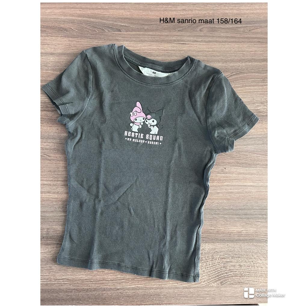 H&M Sanrio Bestie Squad T-shirt My Melody Kuromi, Kinderen en Baby's, Kinderkleding | Maat 158, Ophalen of Verzenden, Gebruikt