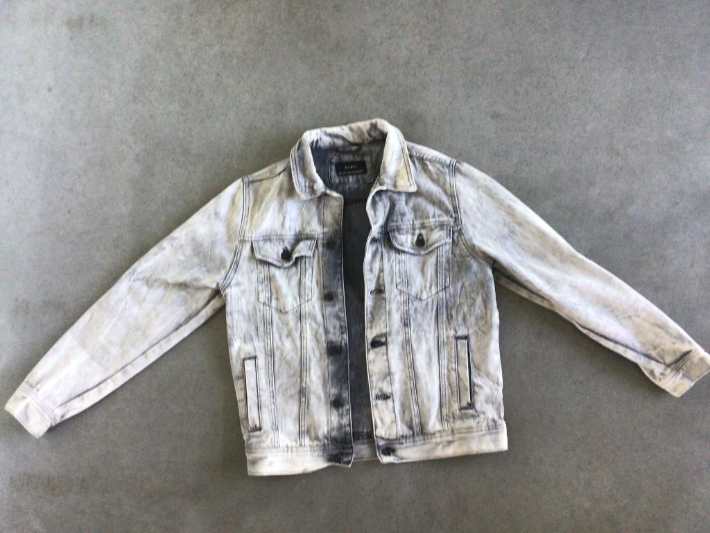 Spijkerjas maat L Zara Man, Maat 52/54 (L), Blauw, Ophalen of Verzenden, Zo goed als nieuw