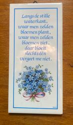 Vergeet me niet tegeltje Holland, Antiek en Kunst, Ophalen of Verzenden