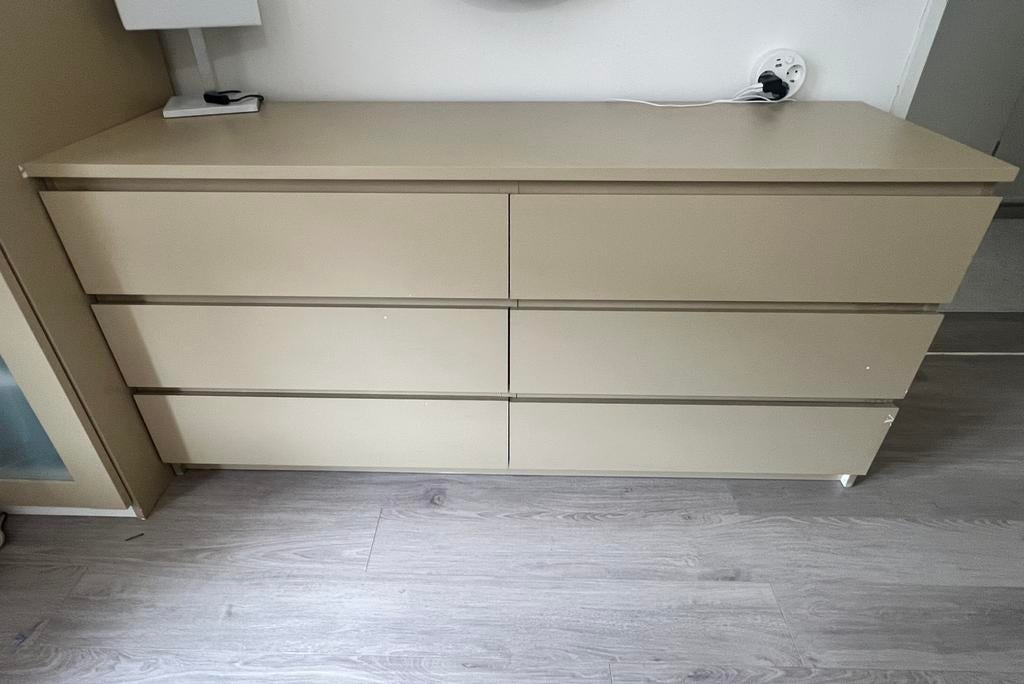 IKEA MALM ladekast 6 lades, Ophalen, 5 laden of meer, 50 tot 100 cm, Zo goed als nieuw
