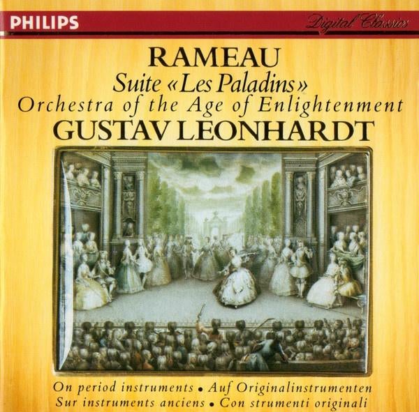 RAMEAU Suite les paladins CD LEONHARDT PHILIPS NIEUWSTAAT, Ophalen of Verzenden, Barok, Zo goed als nieuw, Orkest of Ballet
