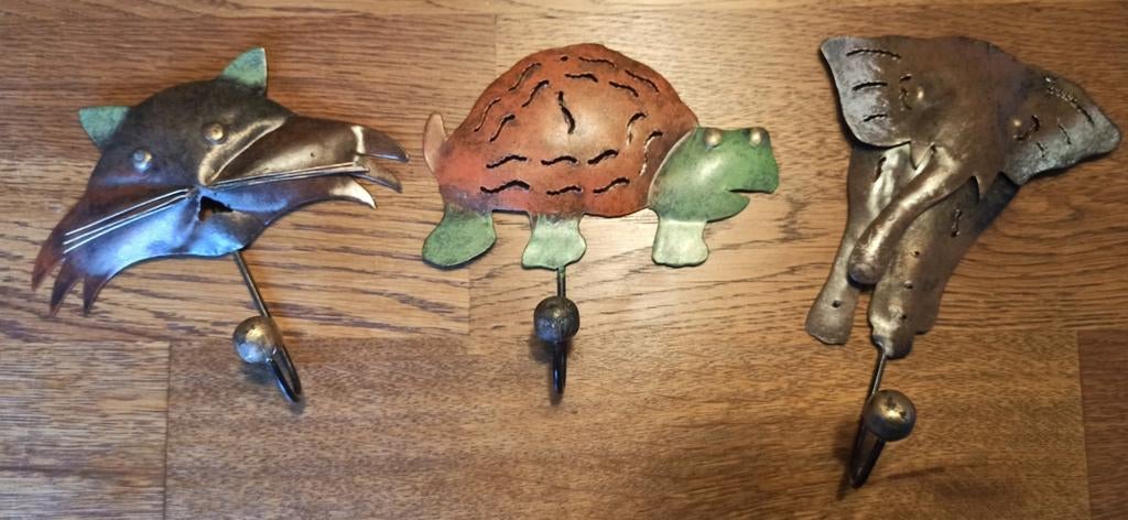 Drie kinderkapstok haken, nieuw, Ophalen of Verzenden, Zo goed als nieuw, Staal