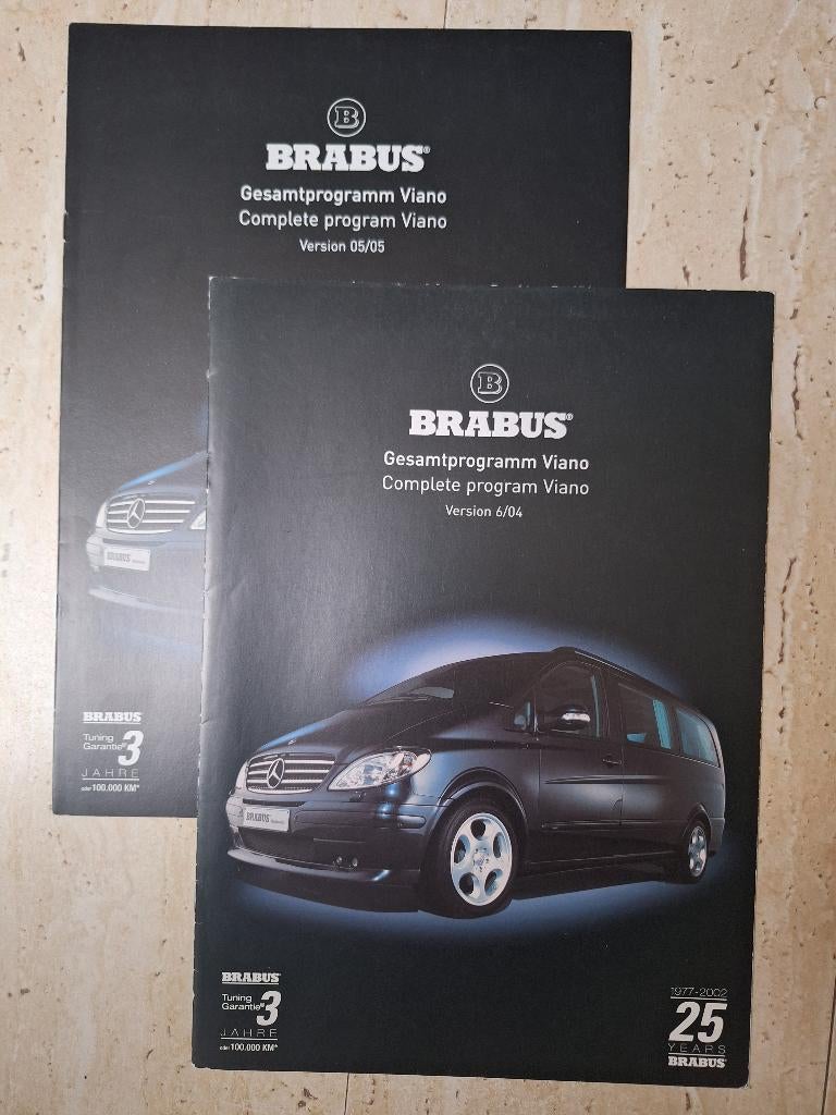 Mercedes Viano van Brabus 2 folders 2004 2005, Ophalen of Verzenden, Zo goed als nieuw, Mercedes